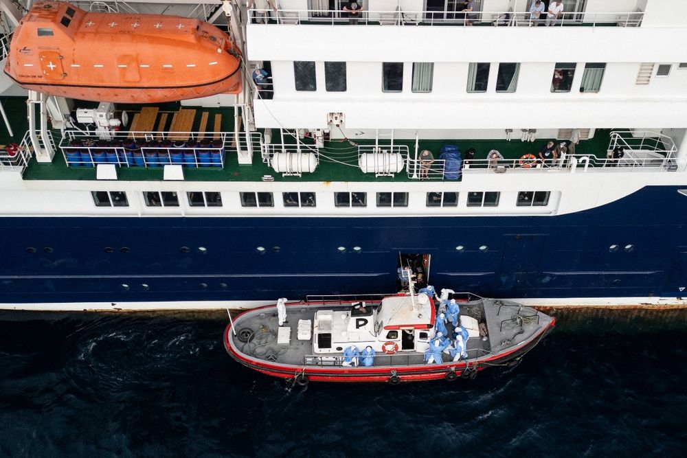 El crucero MV Hondius