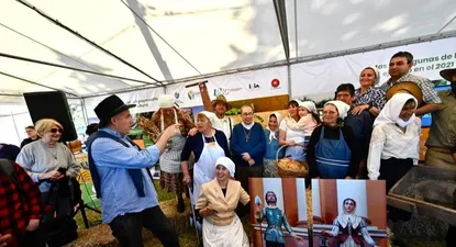 Yamandú Orsi se mostró junto al obispo de Canelones, Heriberto Bodeant