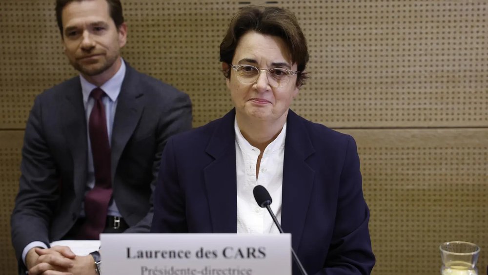 Laurence des Cars, presidenta del Museo Louvre.&nbsp;