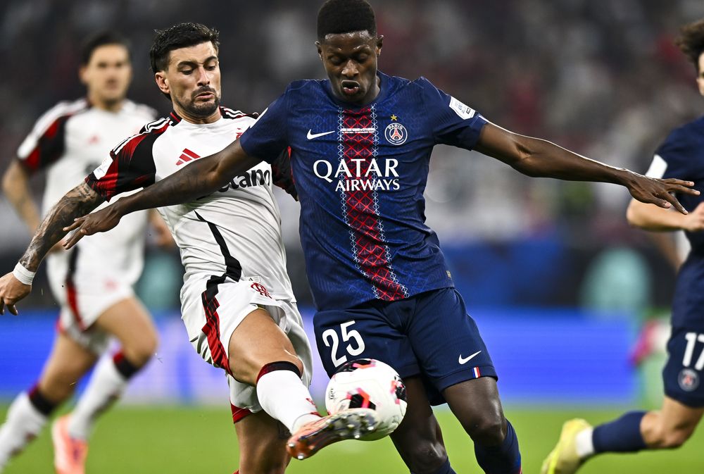 Giorgian De Arrascaeta y Nuno Mendes&nbsp;