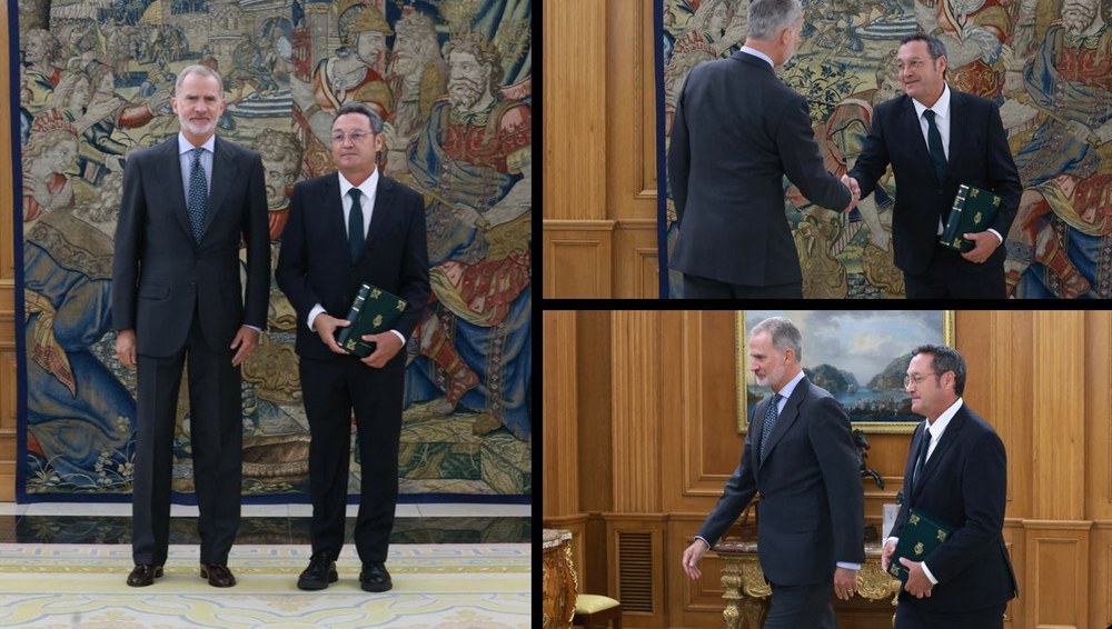 Felipe VI y Álvaro García Ortíz