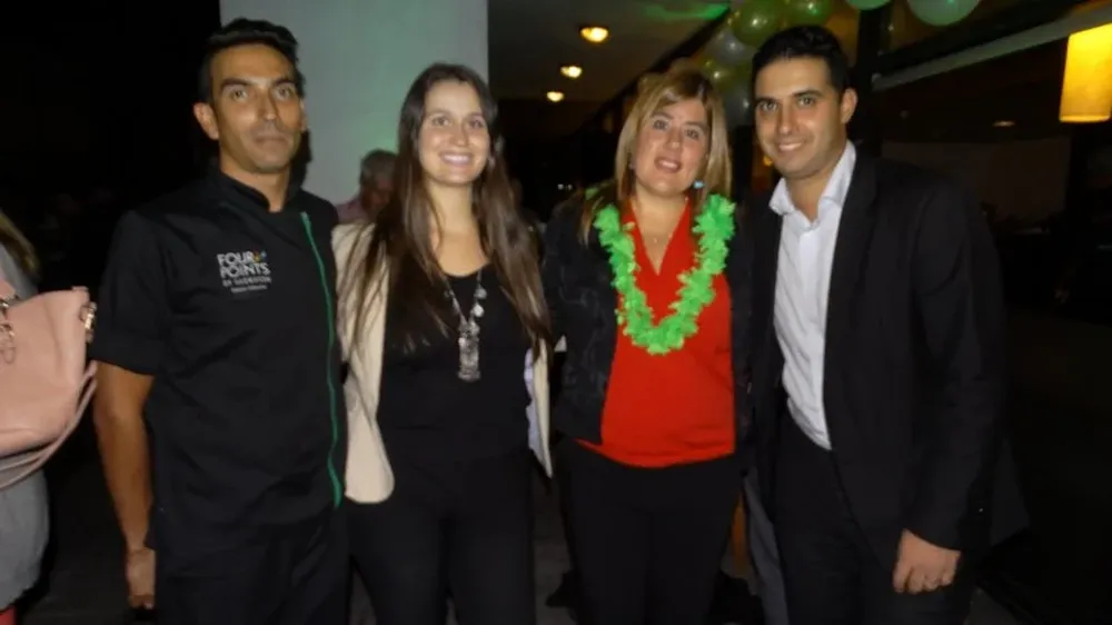 Martín Machin, Fátima Pastorino, Florencia Arenaza y Carlos Núñez