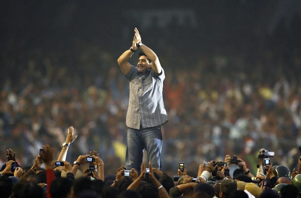 Detuvieron en India a un hombre que robó un lujoso reloj que era de Diego Armando Maradona