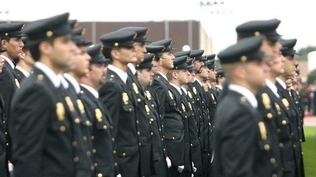 Imagen de archivo de una jura de policías nacionales en Ávila