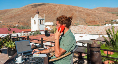 Teletrabajo en un pueblo de Canarias