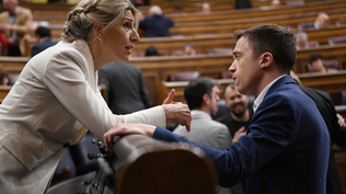 Yolanda Díaz e Iñigo Errejón