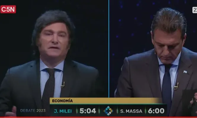 Primer cruce de Massa con Milei