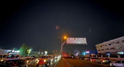 Misiles en el cielo de Catar, tras el ataque de Irán a la base militar de Estados Unidos. Crédito: Reuters