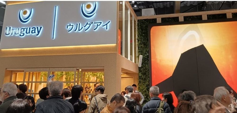 Stand uruguayo en la Expo Osaka