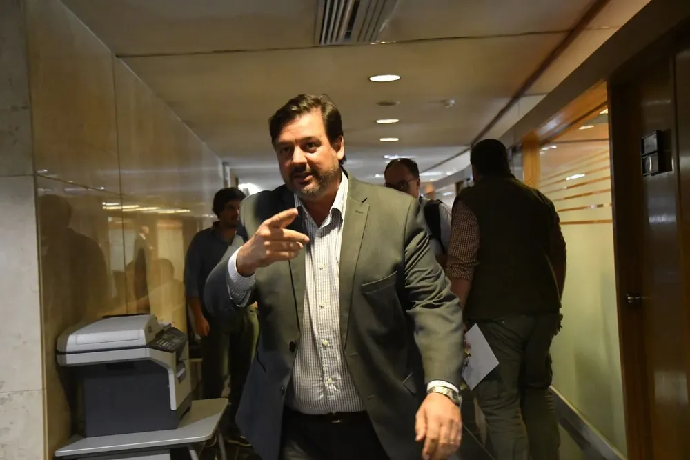 El coordinador de Ciudadanos, Adrián Peña. Archivo