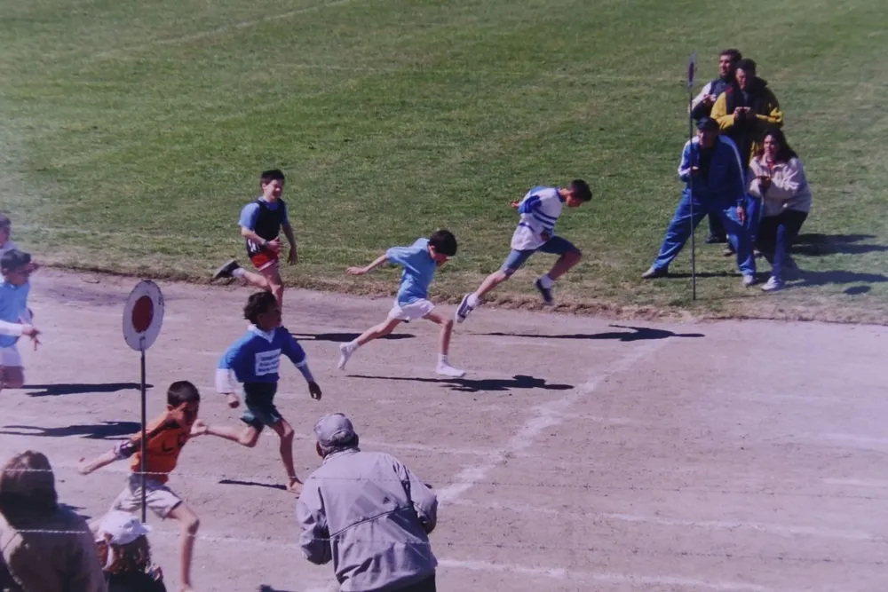 Rochet cuando hizo atletismo