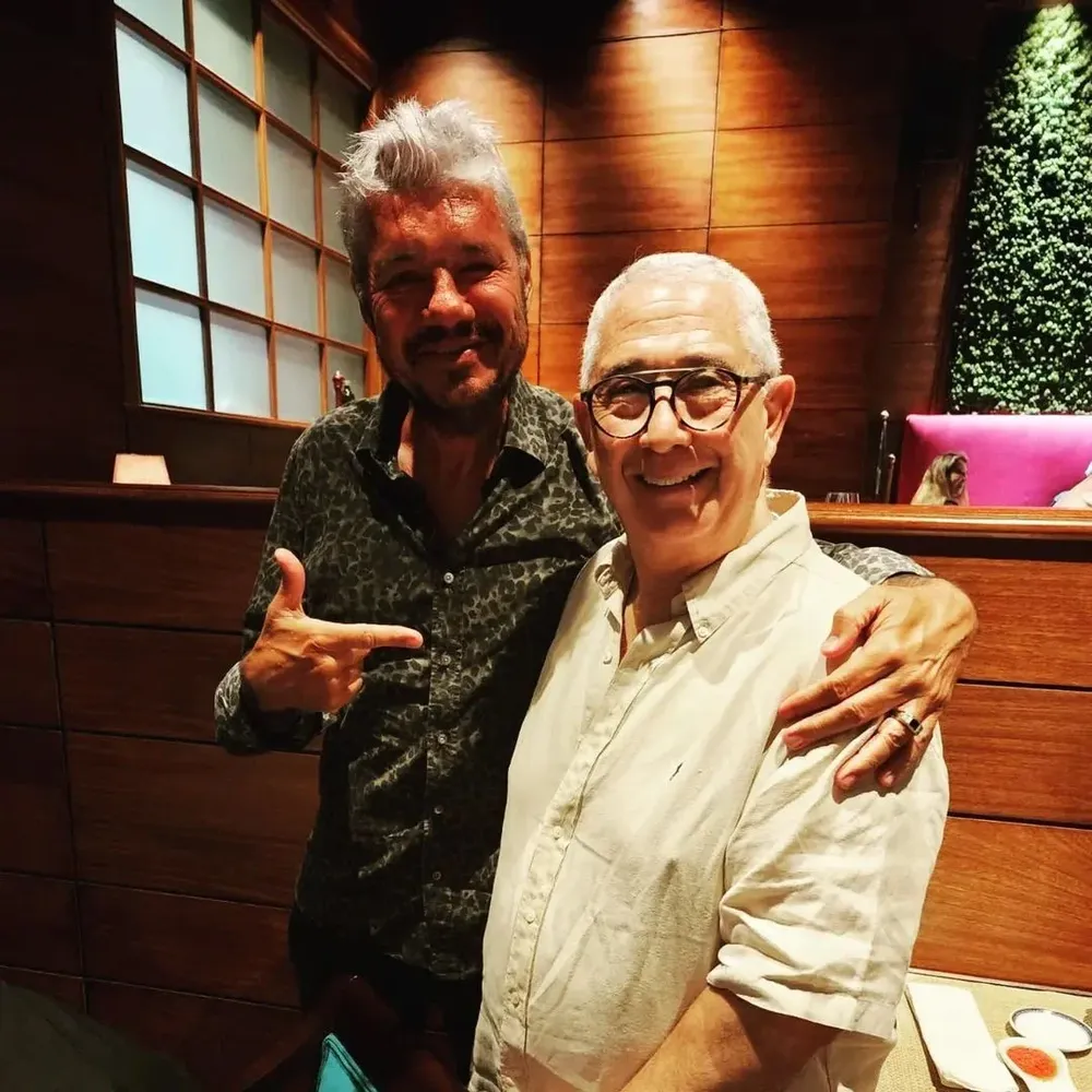 Marcelo Tinelli y Sergio Puglia