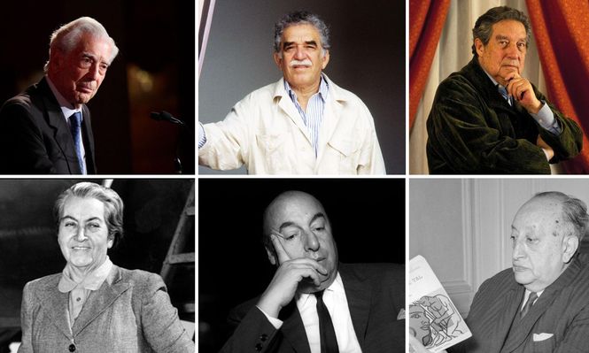 Mario Vargas Llosa y los otros 5 Nobel de literatura de América Latina
