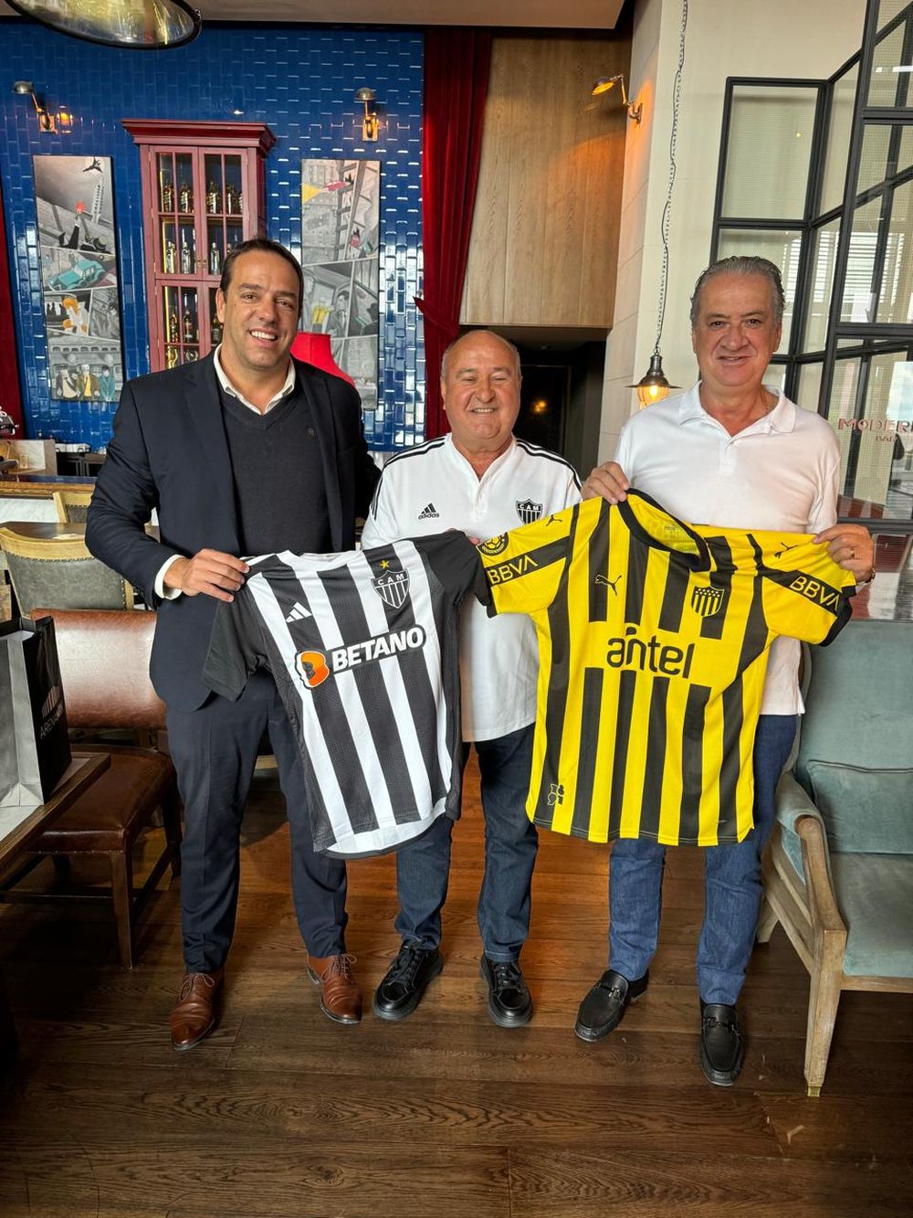 El homenaje de Atlético Mineiro a Walter Olivera