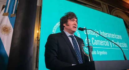 Javier Milei, precandidato presidencial de La Libertad Avanza