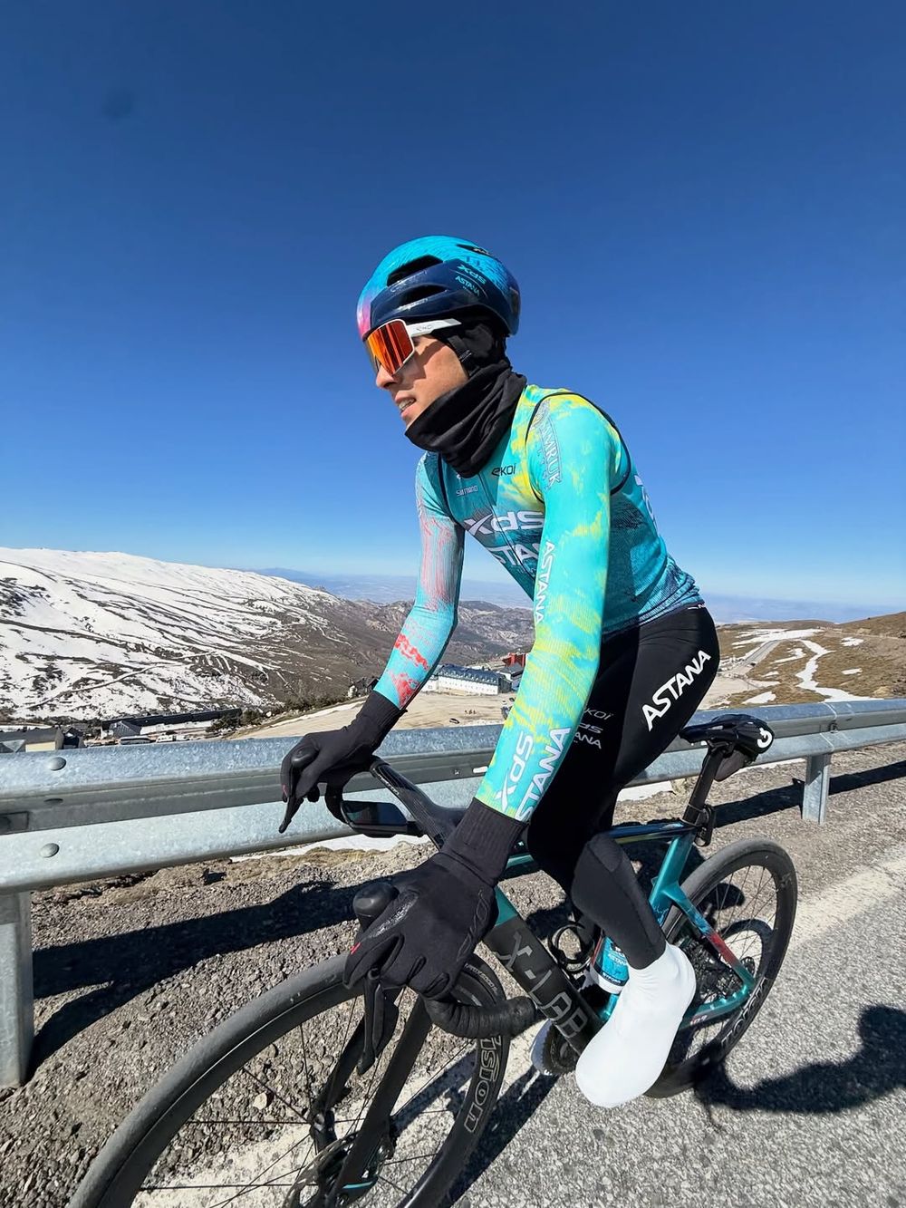 Thomas Silva en uno de sus entrenamientos en Sierra Nevada Thomas Silva en uno de sus entrenamientos en Sierra Nevada