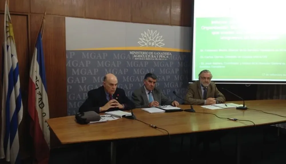 Carlos Correa, Francisco Muzio y José Gallero divulgaron el informe