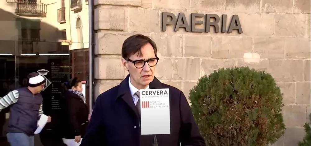 El primer secretario del PSC, Salvador Illa.