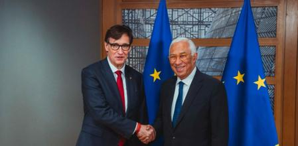 Salvador Illa y Antonio Costa