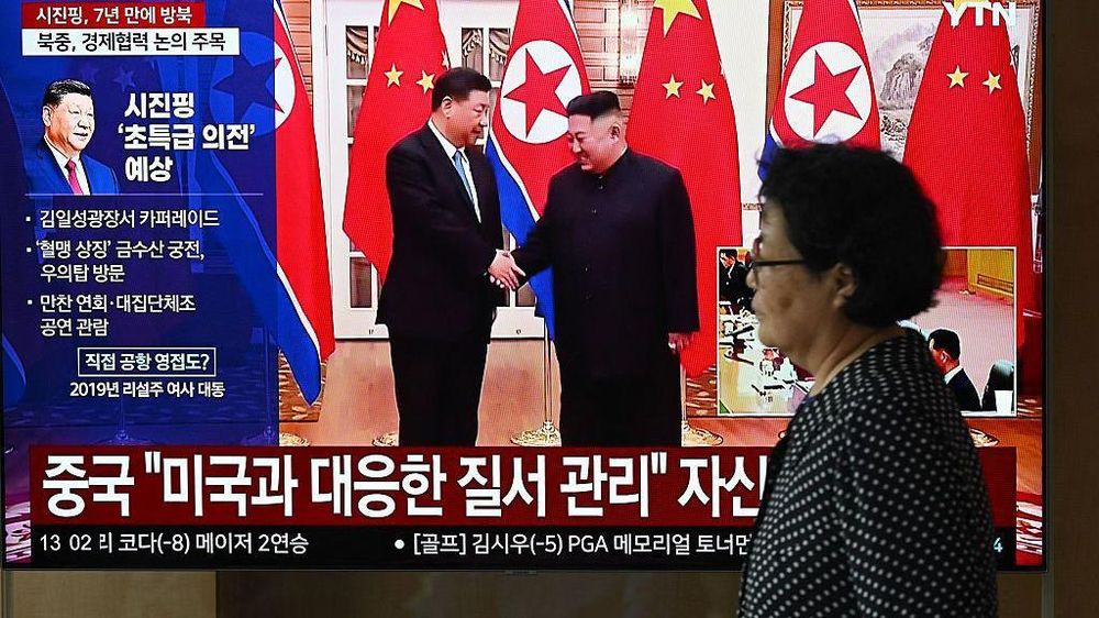 Los medios en Corea del Sur siguen de cerca la visita del presidente de China a Corea del Norte.