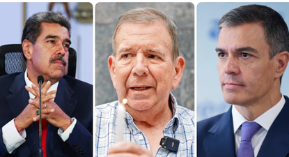 Nicolás Maduro, Edmundo González Urrutia y Pedro Sánchez