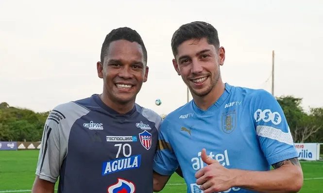La foto con Valverde