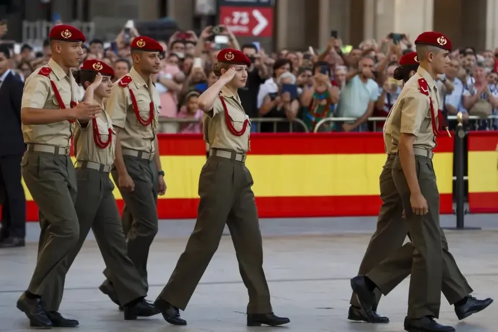 La Princesa Leonor en Zaragoza.