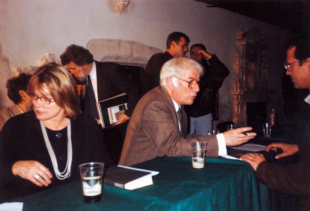 Seamus y Marie Heaney. Noche irlandesa en la Iglesia Dominicana, Cracovia, 4 de octubre de 1996. &nbsp;