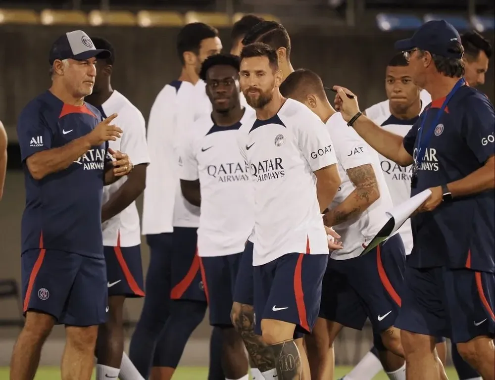 Galtier y Messi