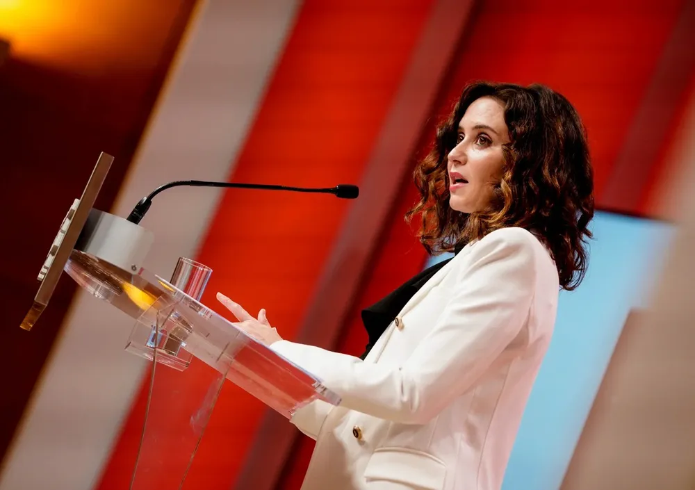 La presidenta de la Comunidad de Madrid, Isabel Díaz Ayuso