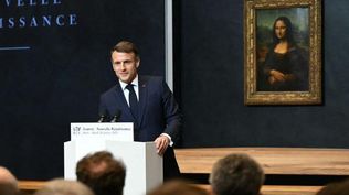 Macron anunció su proyecto para el nuevo Louvre.