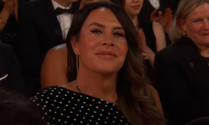 Karla Sofía Gascón en la entrega de los premios Oscar