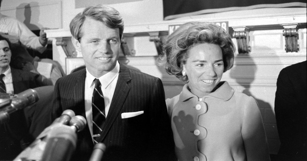 Una imagen de época de Ethel Kennedy y su marido Robert F. Kennedy, asesinado en 1968