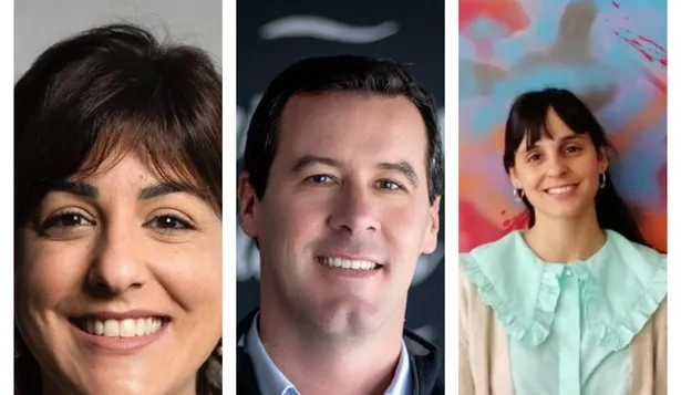 Mariana Rosendo, Nicolás Chiappara y Agostina Magrini