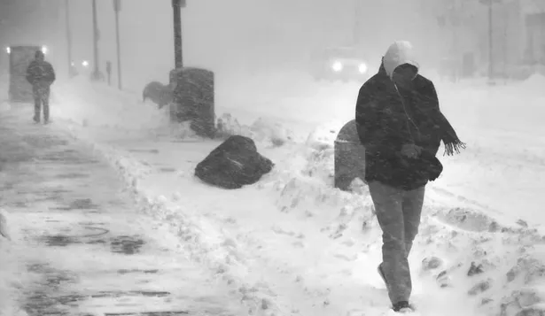 Ciclón invernal con ola de frío y nevadas