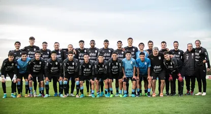 El plantel masculino de Uruguay