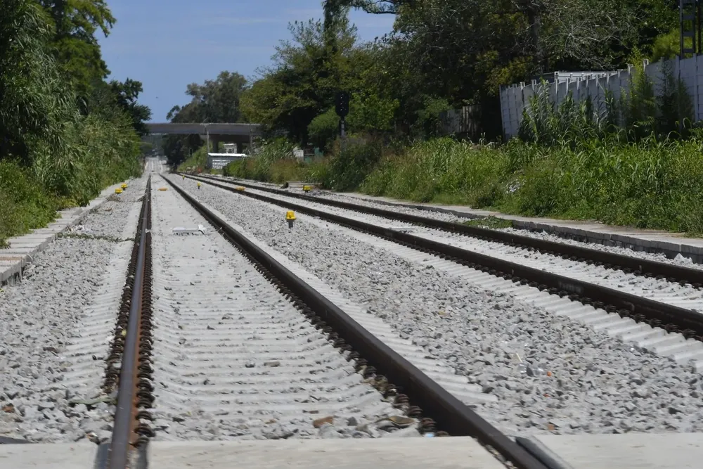 vía de ferrocarril