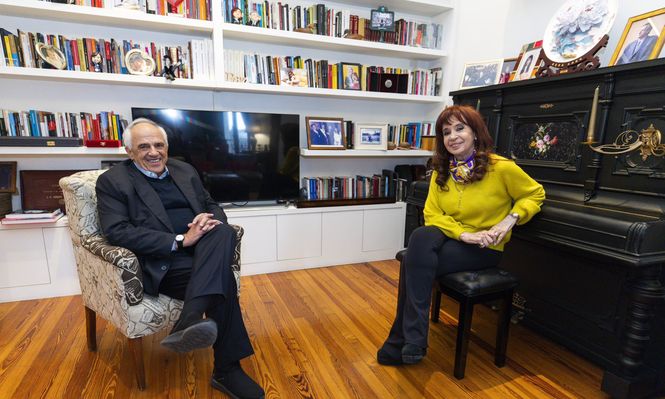 Cristina Kirchner agradeció la solidaridad del expresidente colombiano Ernesto Samper