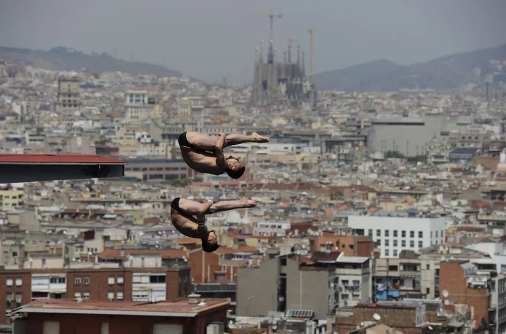El High diving es un deporte muy peligroso