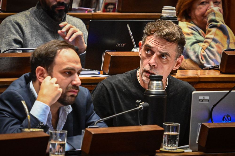 Gonzalo Civila y Federico Graña en la interpelación al Ministerio de Desarrollo Social