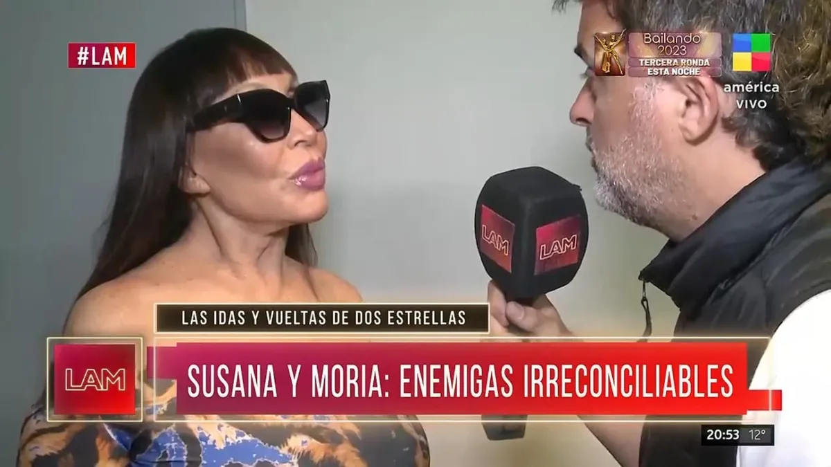 Moria Casán Le Respondió A Susana Giménez “cero Grieta Política No Hay Nada Que Me La Baje Más 7436