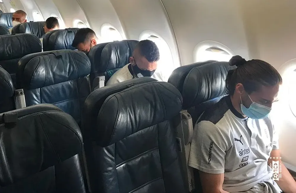 Uruguay en la partida a Venezuela este domingo