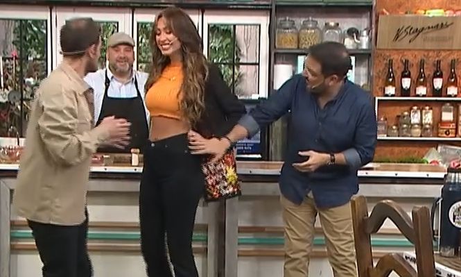 El momento del anuncio de Giannina Silva