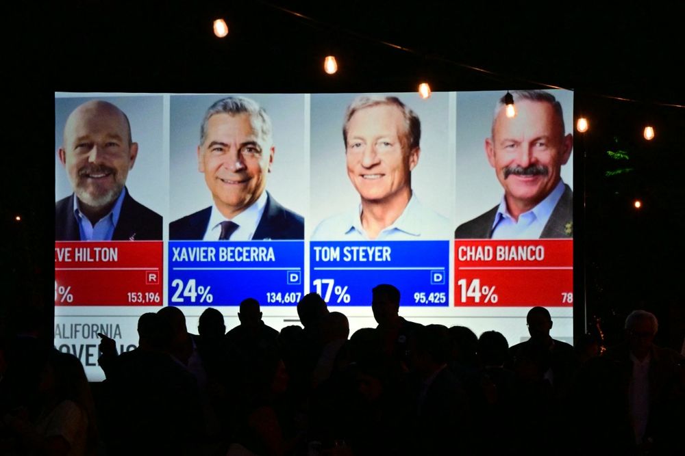 Elecciones primarias en California. AFP