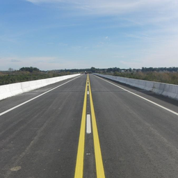Puente Santa Lucía sobre ruta 1 (archivo).