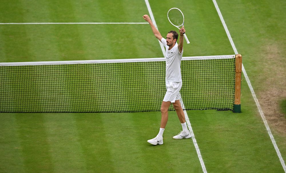 El ruso Daniil Medvedev eliminó al italiano Jannik Sinner
