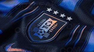 Fotos de las nuevas camisetas de Uruguay para el Mundial 2026