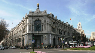 La sede del Banco de España en Madrid.