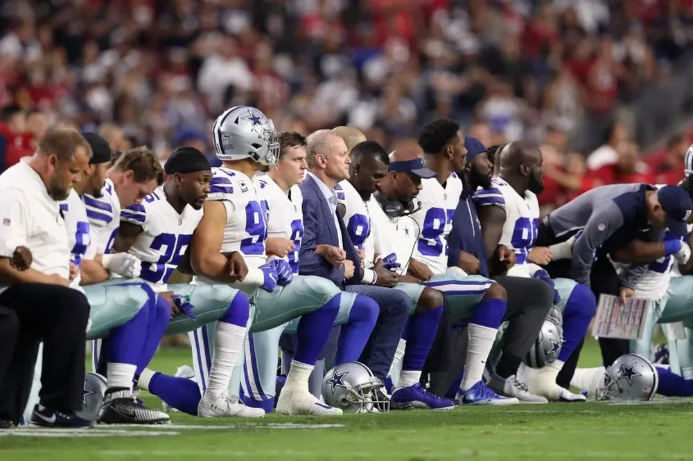 La protesta de los Cowboys en el Monday Night Football