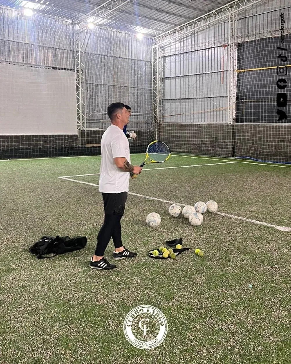 El entrenamiento de Cerro Largo FC